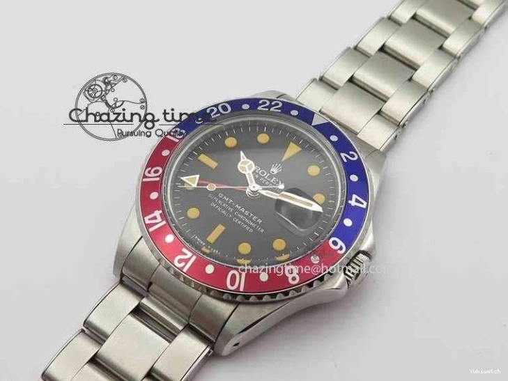 A1570 Red SS 1675 GMT-Master Bezel Best Edition BP Blue Vintage 0504